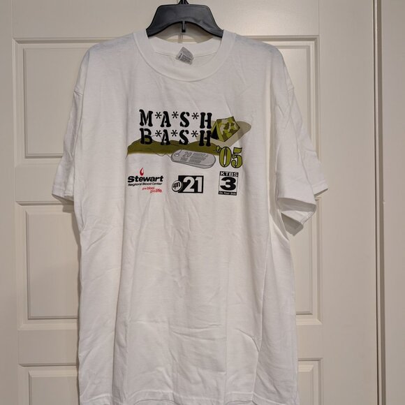 Lot of (4) Blood Donation T-shirts, Size XL, Cotton, MASH theme - Picture 4 of 10